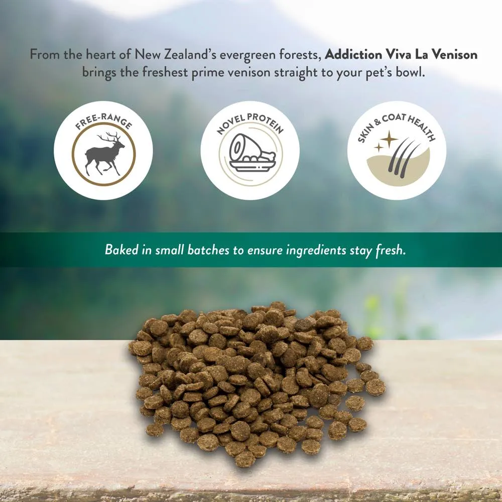 25% OFF (Exp Dec24): Addiction Viva La Venison Grain-Free Dry Cat Food