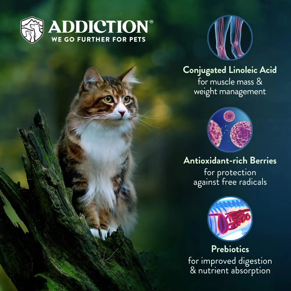 25% OFF (Exp Dec24): Addiction Viva La Venison Grain-Free Dry Cat Food