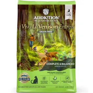 25% OFF (Exp Dec24): Addiction Viva La Venison Grain-Free Dry Cat Food