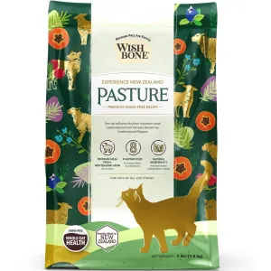 25% OFF: Wishbone Pasture Lamb & Chicken Grain-Free Dry Cat Food 4lb
