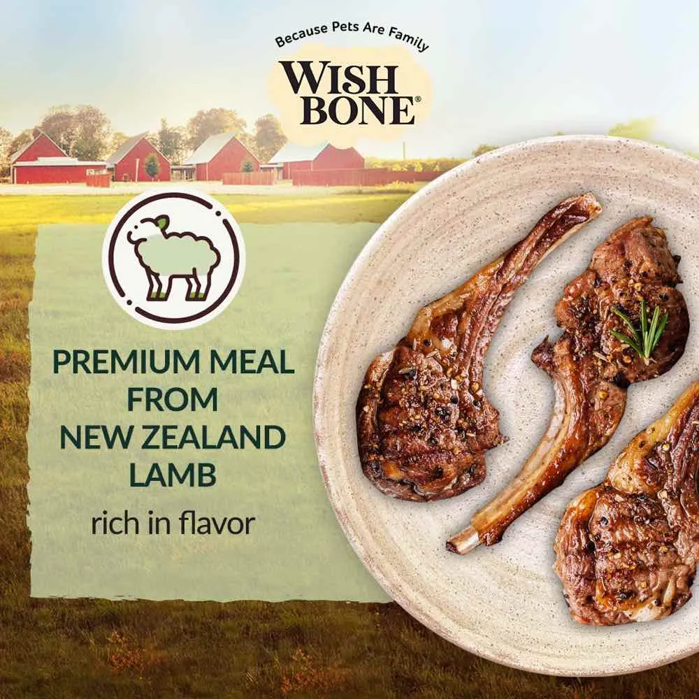 25% OFF: Wishbone Pasture Lamb & Chicken Grain-Free Dry Cat Food 4lb