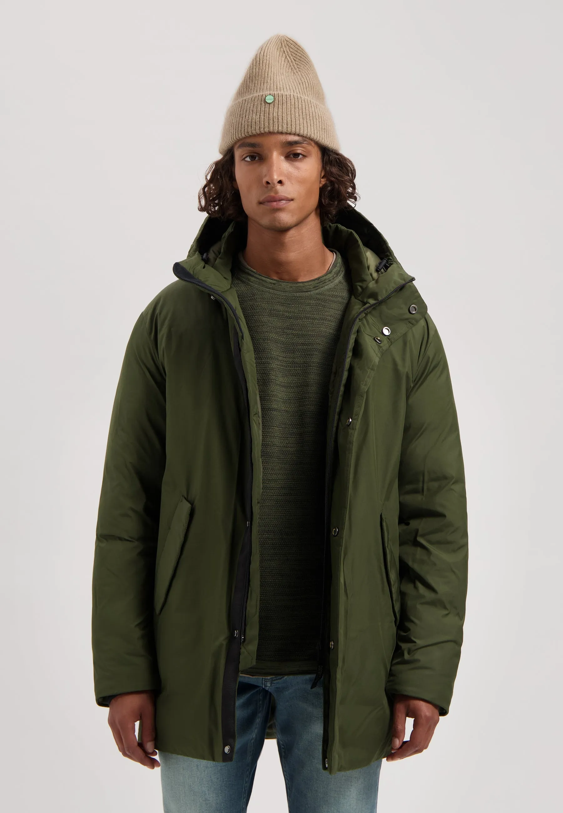 Asher Parka in Olive Night