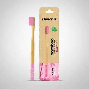 Bamboo Toothbrush ORBY PLUS for Adults | Biodegradable, Soft Bristles & Ergonomic Design