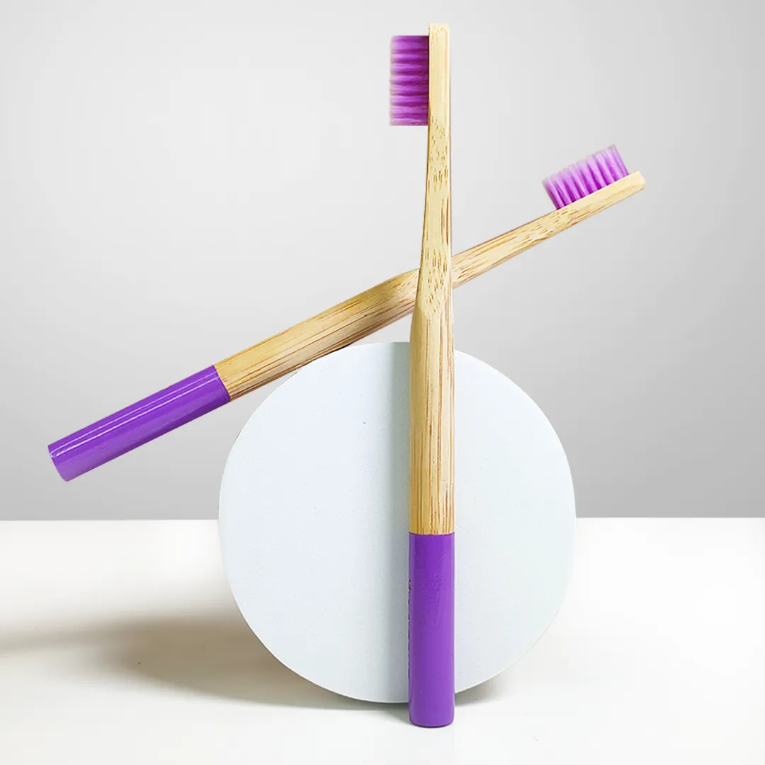Bamboo Toothbrush ORBY PLUS for Adults | Biodegradable, Soft Bristles & Ergonomic Design