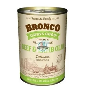 Bronco Beef & Lamb Olio Grain-Free Canned Dog Food
