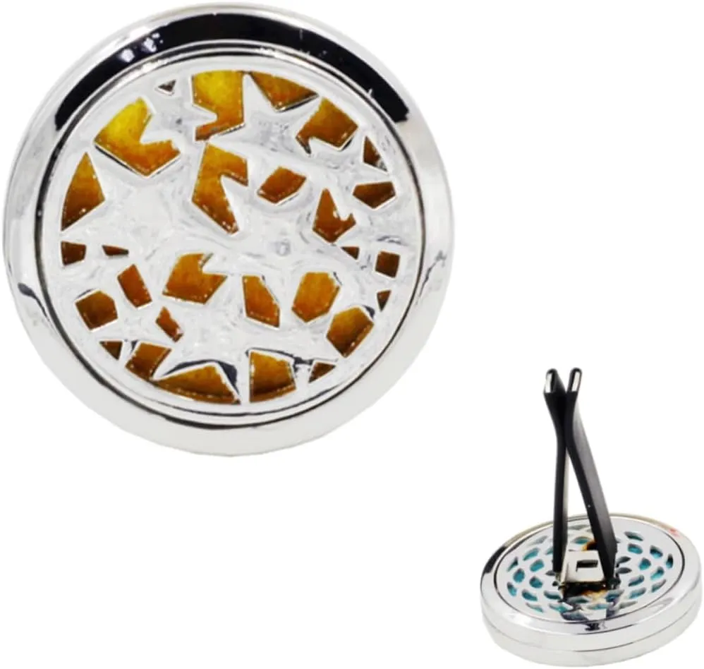 Car Fragrance Diffuser Clip Stylish Perfume Clamp for Vent Diffuser with Refill Pad for Cars Homes Offices