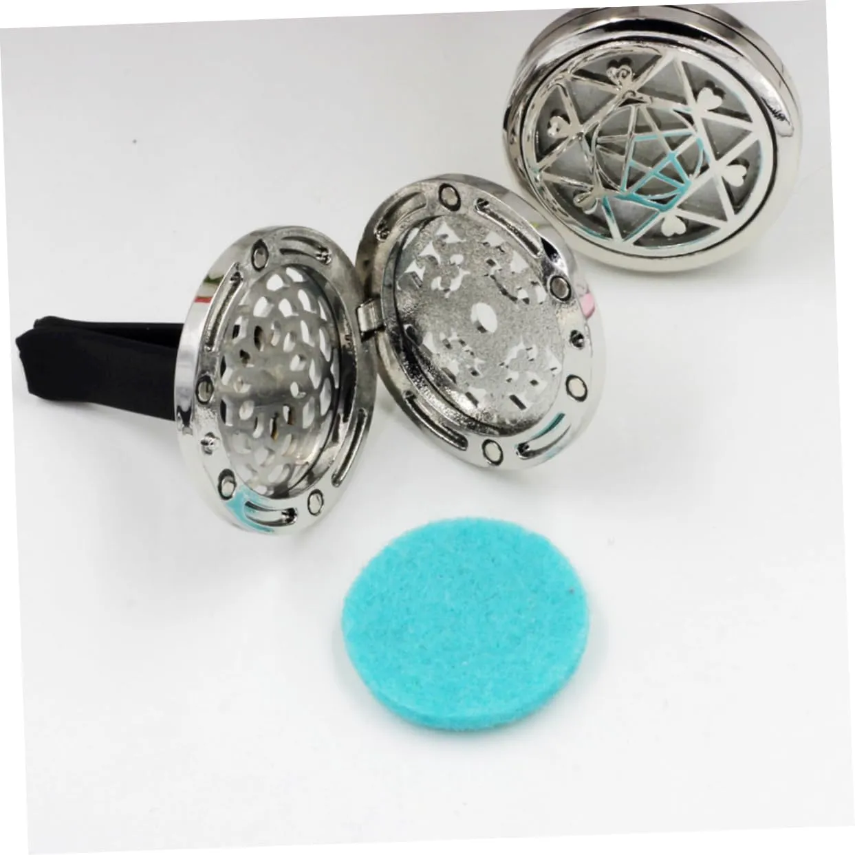 Car Fragrance Diffuser Clip Stylish Perfume Clamp for Vent Diffuser with Refill Pad for Cars Homes Offices