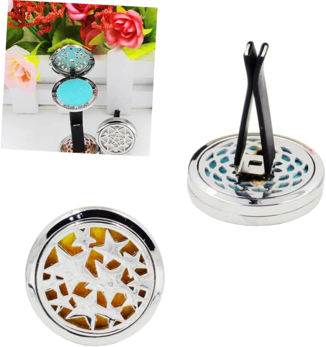 Car Fragrance Diffuser Clip Stylish Perfume Clamp for Vent Diffuser with Refill Pad for Cars Homes Offices