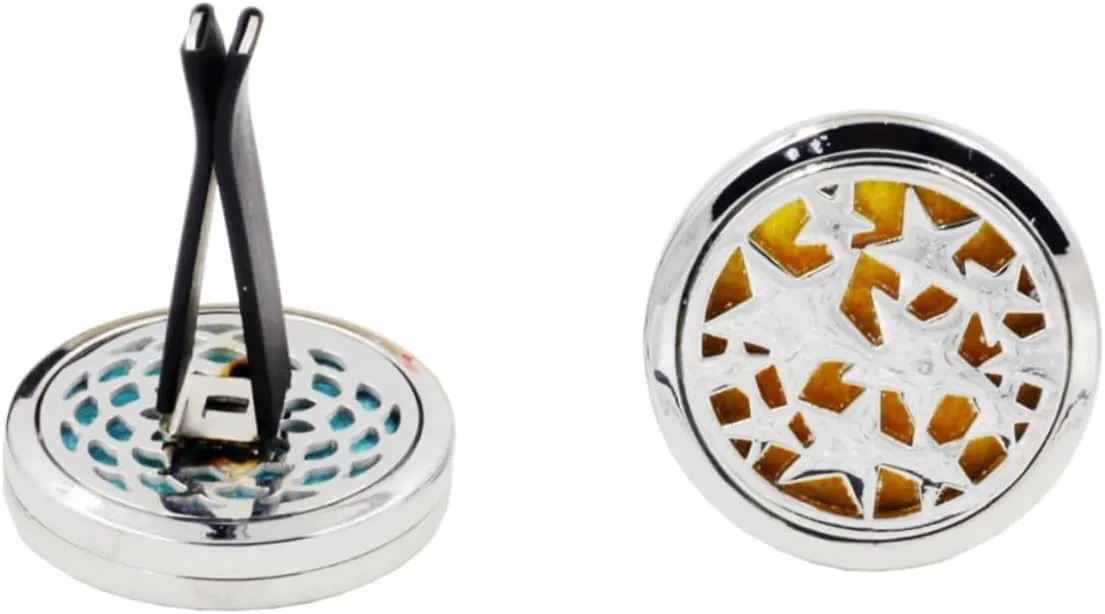 Car Fragrance Diffuser Clip Stylish Perfume Clamp for Vent Diffuser with Refill Pad for Cars Homes Offices
