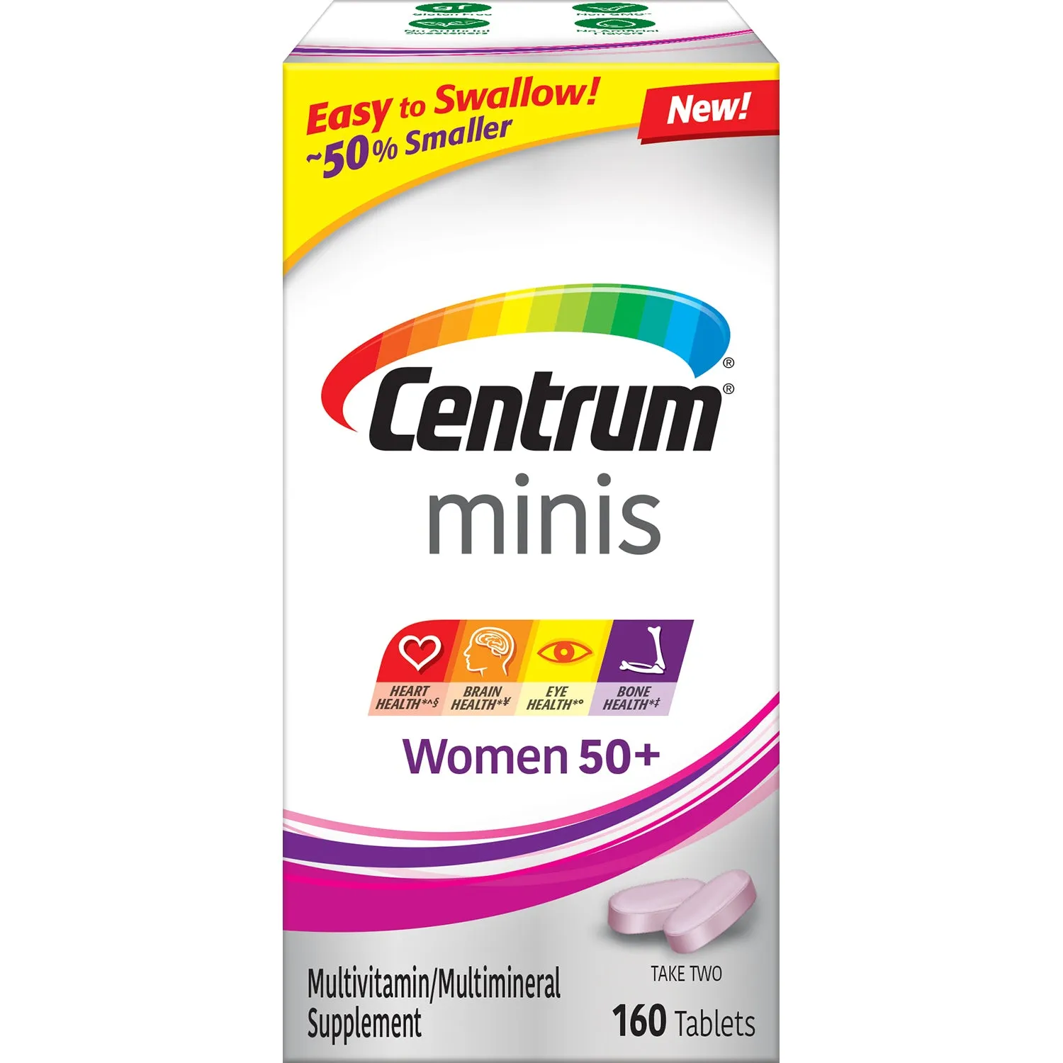 Centrum Minis for Age 50 , 160 Tablets