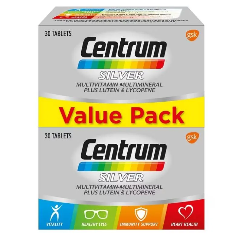 Centrum Silver Multivitamin-Multimineral   Lutein   Lycopene