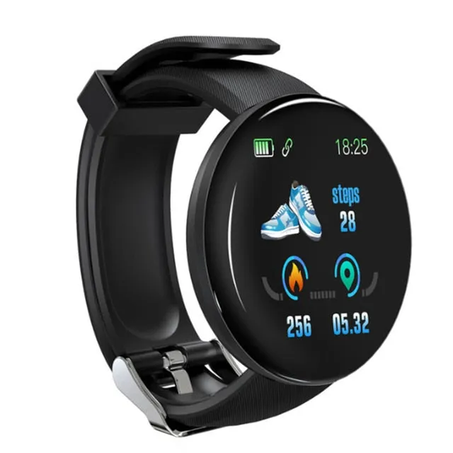 D18 Smart Watch Heart Rate Blood Pressure Fitness Tracker Men Women Smart Wristband Waterproof Sport Smartwatch For Android Ios