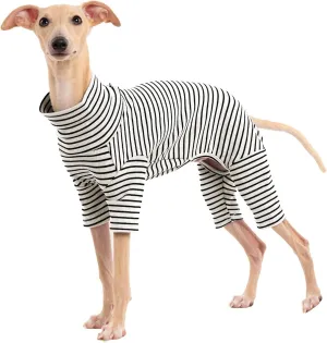 Dog Sweaters for Small Dogs Girls Boys, Striped Pet Sweaters for Fall Winter Dog Clothes, Turtleneck Pullover Knitwear for Small Medium Large Dogs