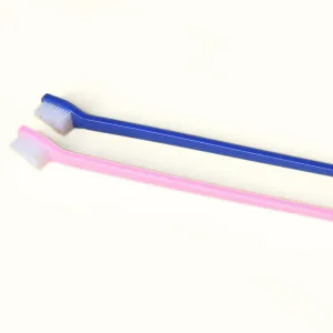 Dog Toothbrush Extra Large & Long Double Sided for Small & Large Teeth - Set of 2