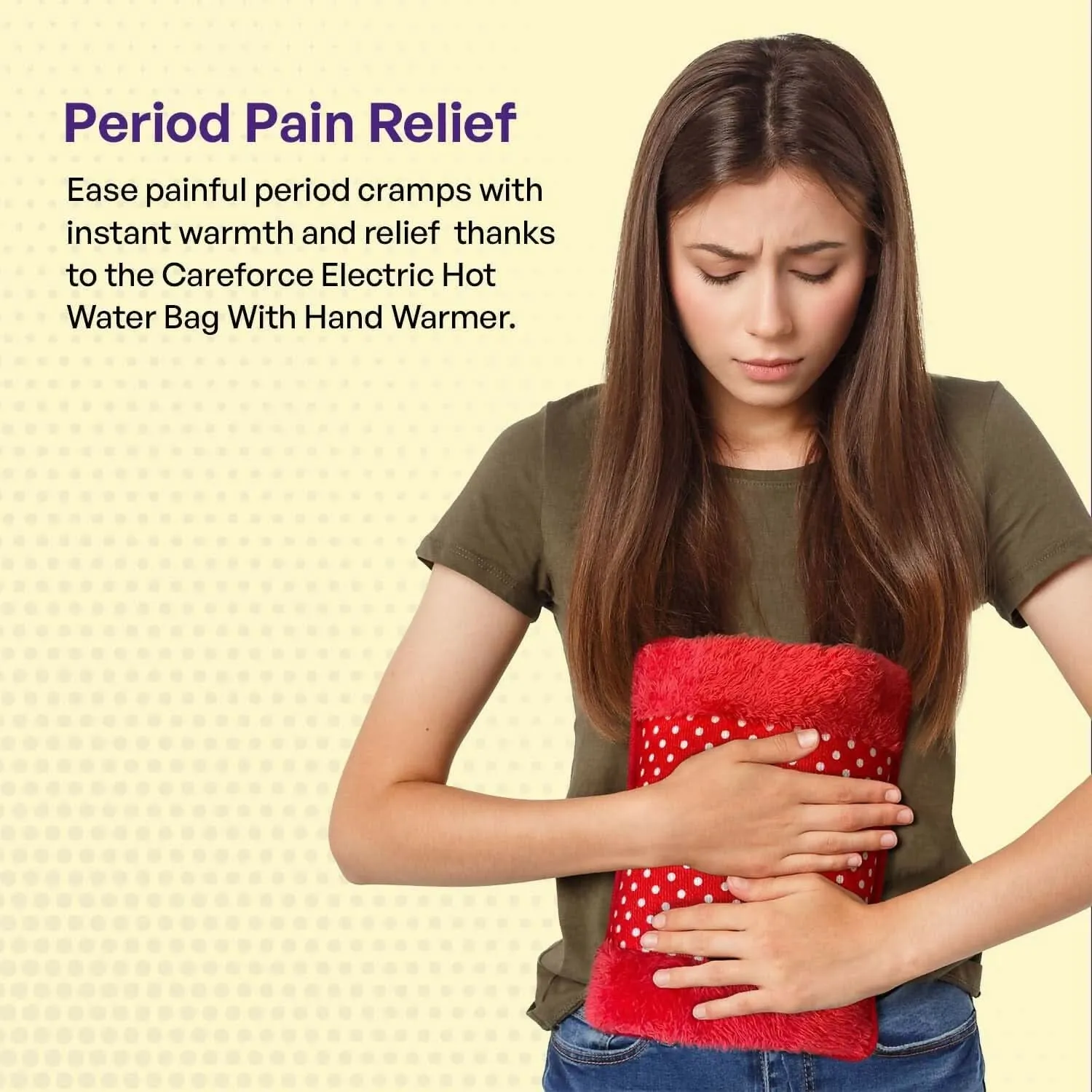 Electric Gel Pad Water Bottle Pouch Massager for Pain Relief Electric (Single piece)