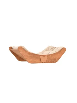 Floating Cat Shelf Perch Oak