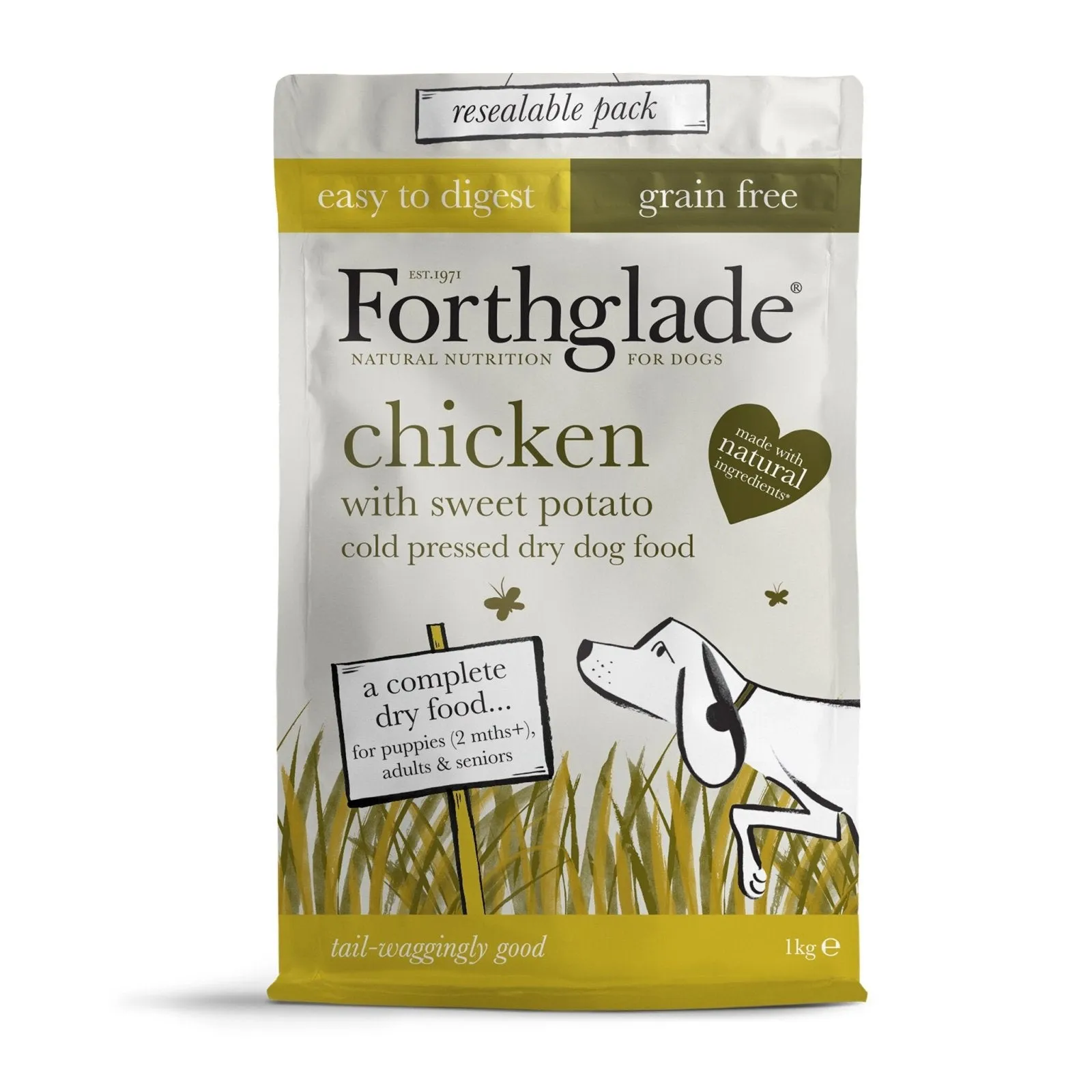 Forthglade Cold Pressed Grain Free Chicken with Sweet Potato