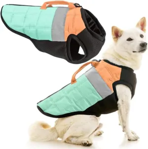 Gooby Bomber Vest Lift Dog Harness - Mint, Large