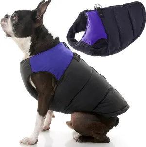 Gooby Bomber Vest Lift Dog Harness - Purple, Large