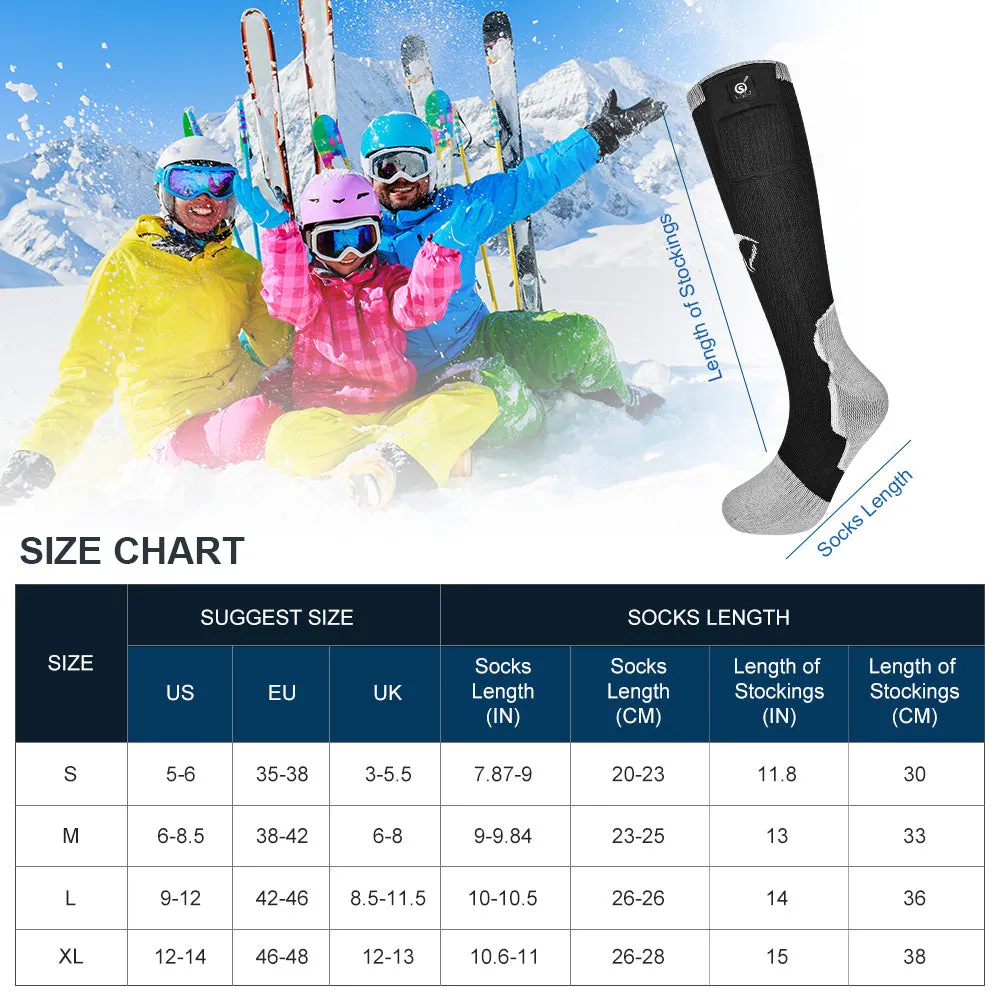 Heated Socks - Fast Heating for Winter Outdoor Sports