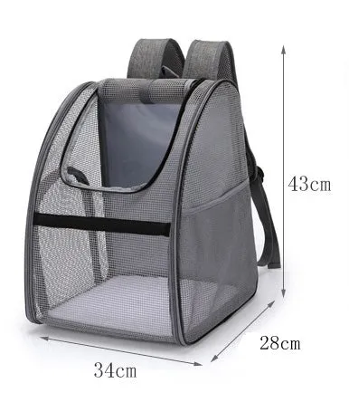Hiking Ventilated Design Pet Carrier Backpack