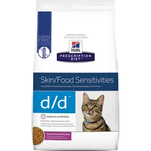 Hills Prescription Diet D/D Duck & Green Pea Dry Cat Food