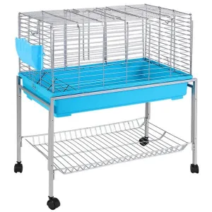 Indoor Hamster Enclosure Carrier Bunny Blue