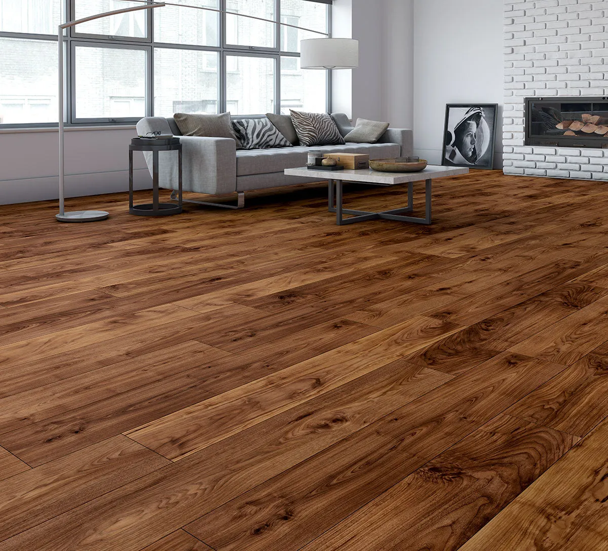 InHaus - Sono Eclipse Collection - Heartland Walnut