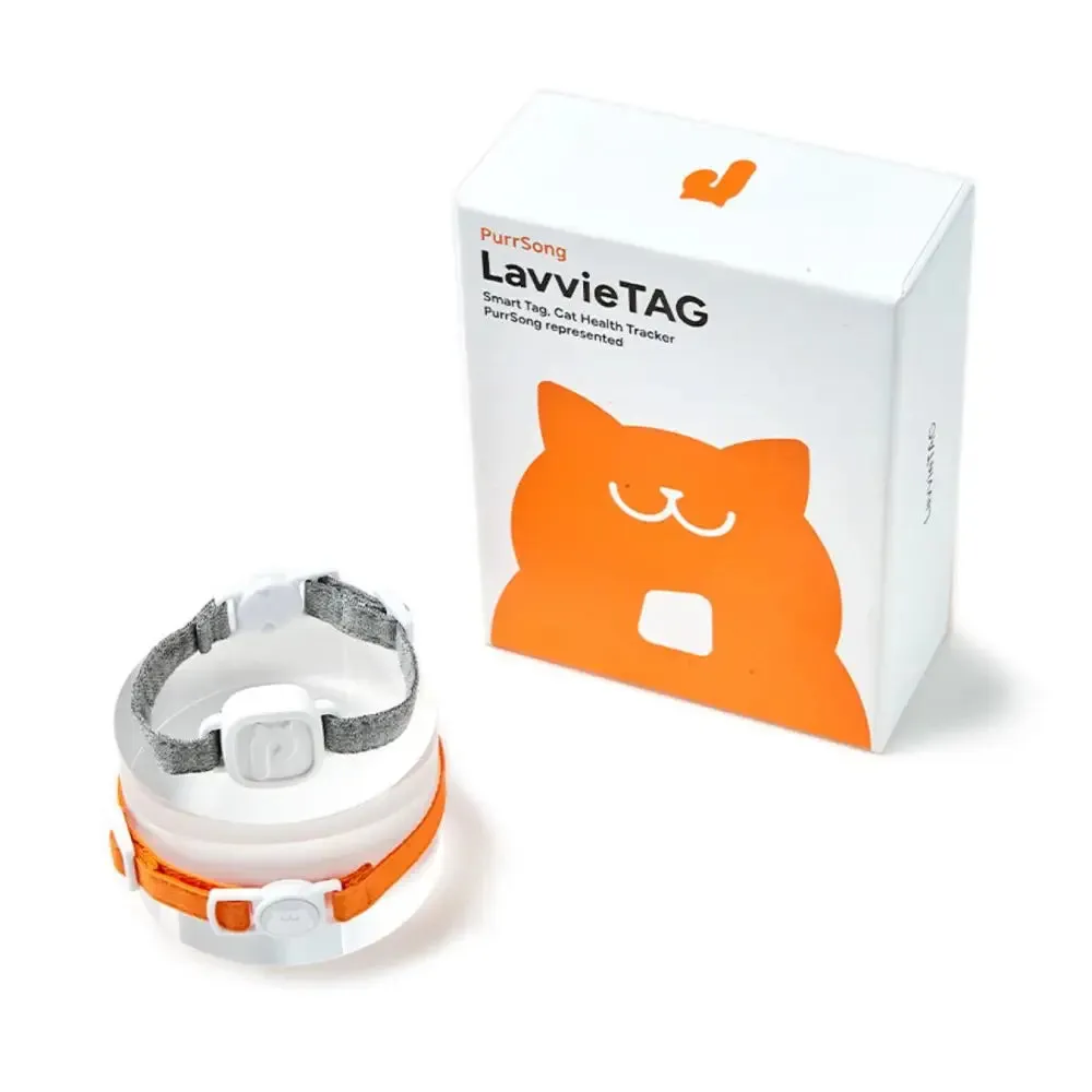 LavvieTAG Smart Cat Health Tracker (Bundle for LavvieBot S)