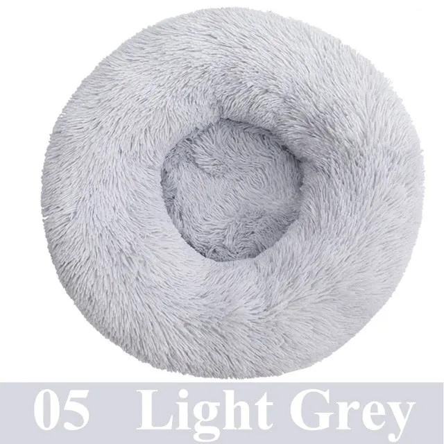 Long Plush Calming Pet Bed