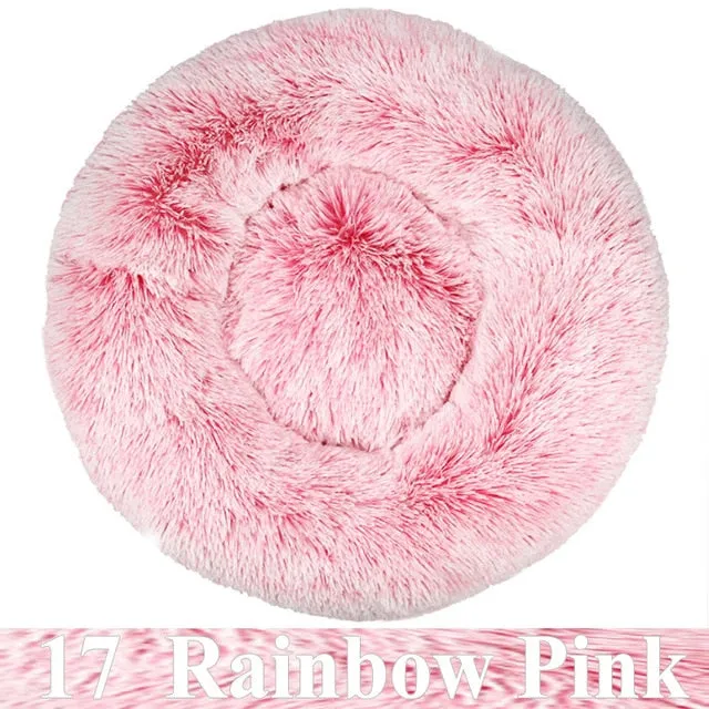 Long Plush Calming Pet Bed