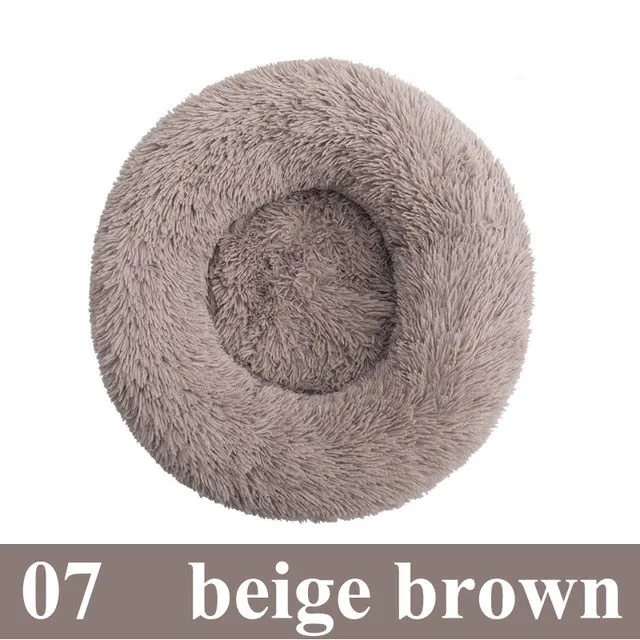 Long Plush Calming Pet Bed