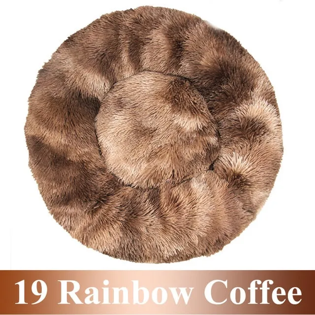 Long Plush Calming Pet Bed