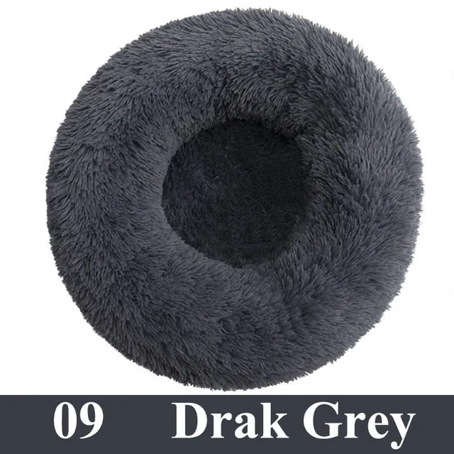 Long Plush Calming Pet Bed
