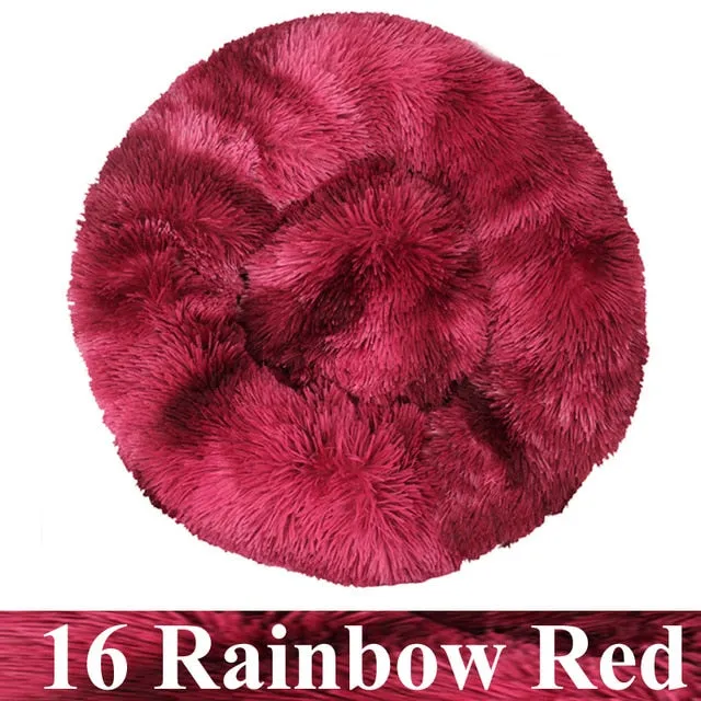 Long Plush Calming Pet Bed