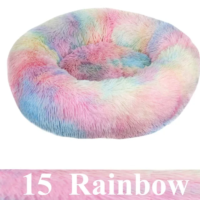Long Plush Calming Pet Bed