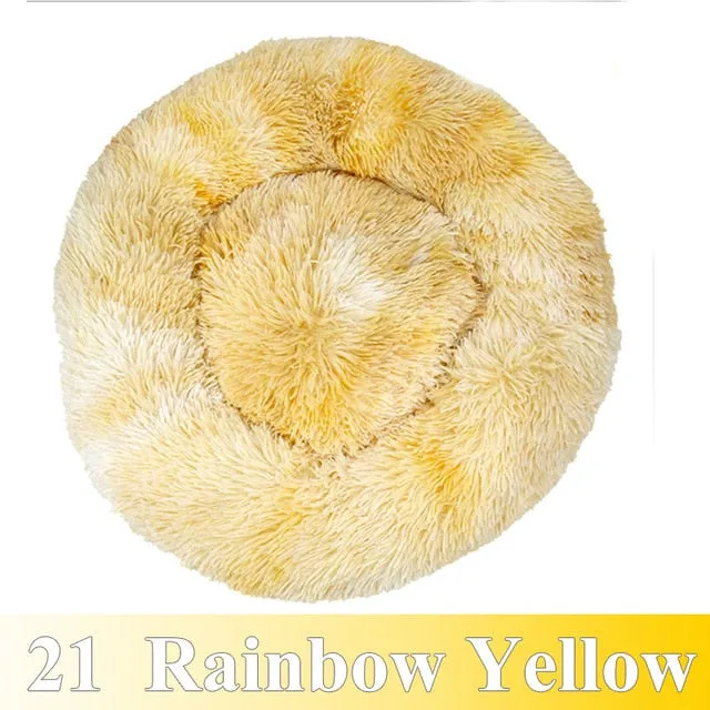 Long Plush Calming Pet Bed