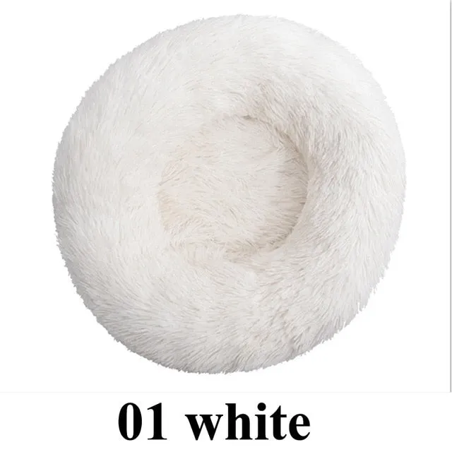 Long Plush Calming Pet Bed