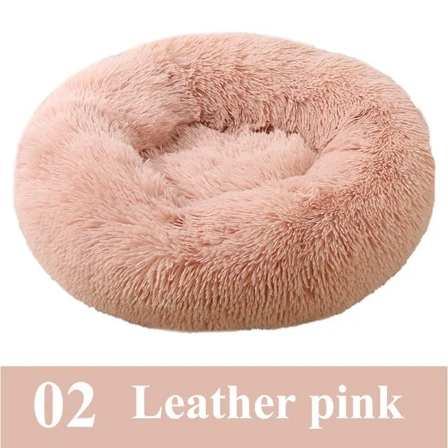 Long Plush Calming Pet Bed