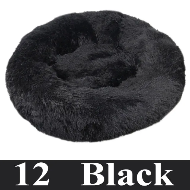 Long Plush Calming Pet Bed
