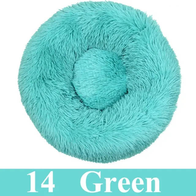 Long Plush Calming Pet Bed