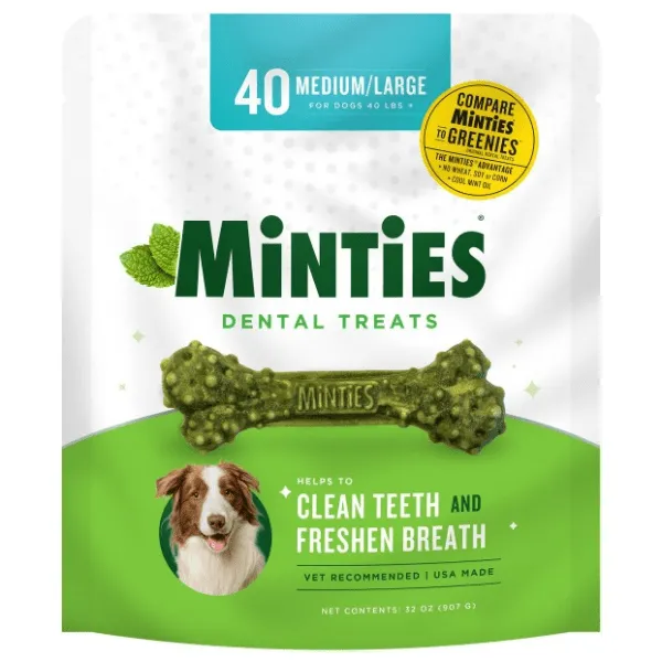 Minties Medium/Large Dental Bones for Dogs