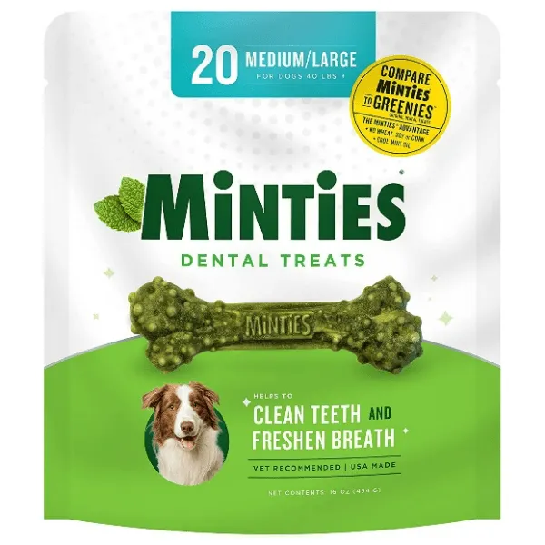 Minties Medium/Large Dental Bones for Dogs