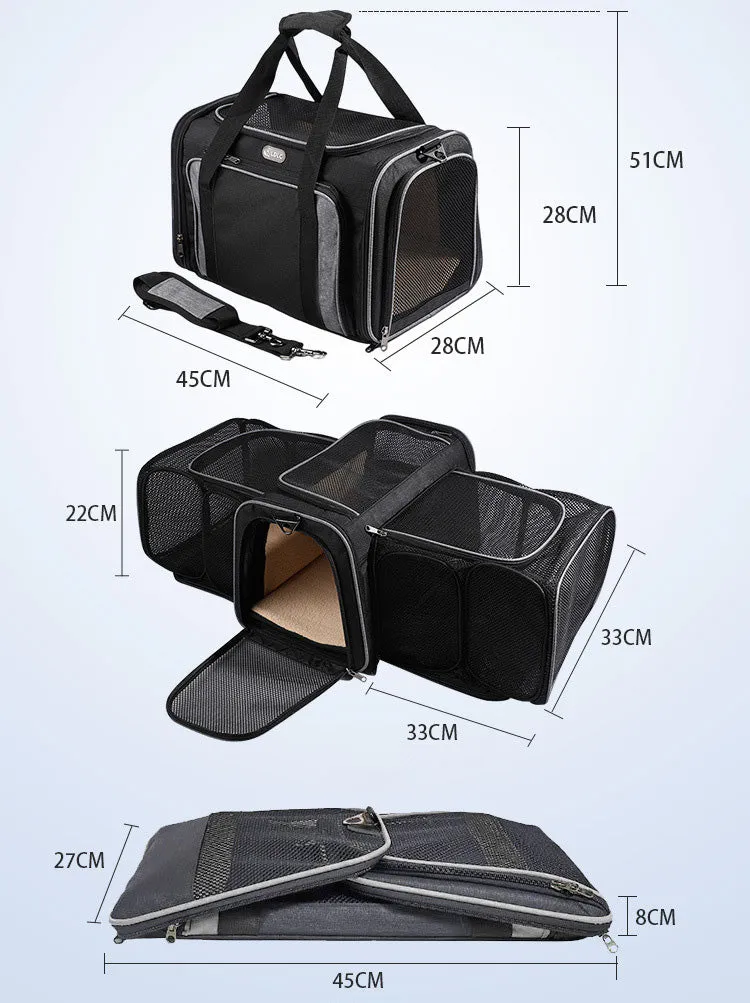 Pet Carrier Backpack Expandable for Dogs