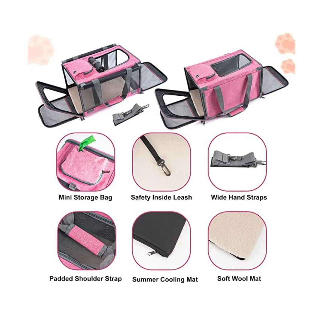 Pet Carrier for Large and Medium Cats