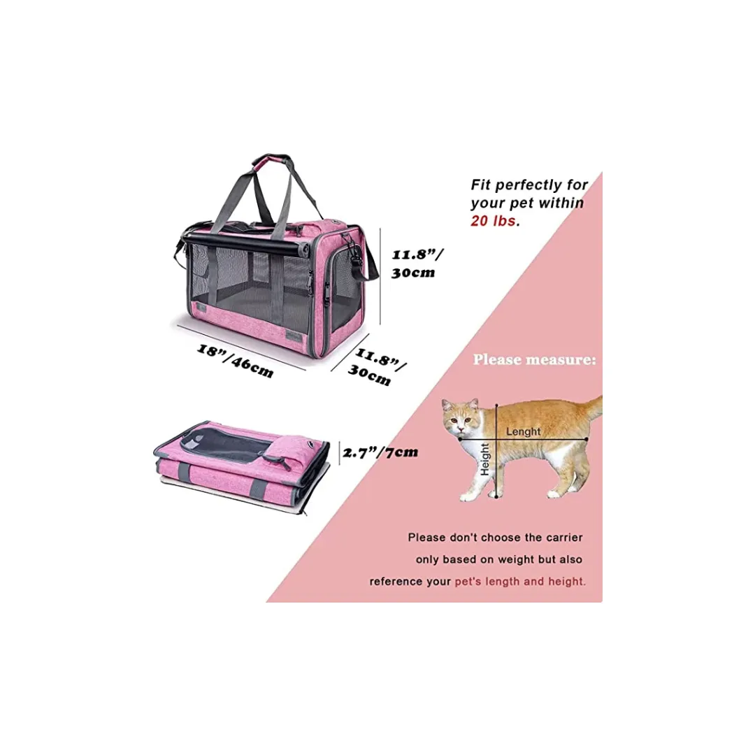 Pet Carrier for Large and Medium Cats