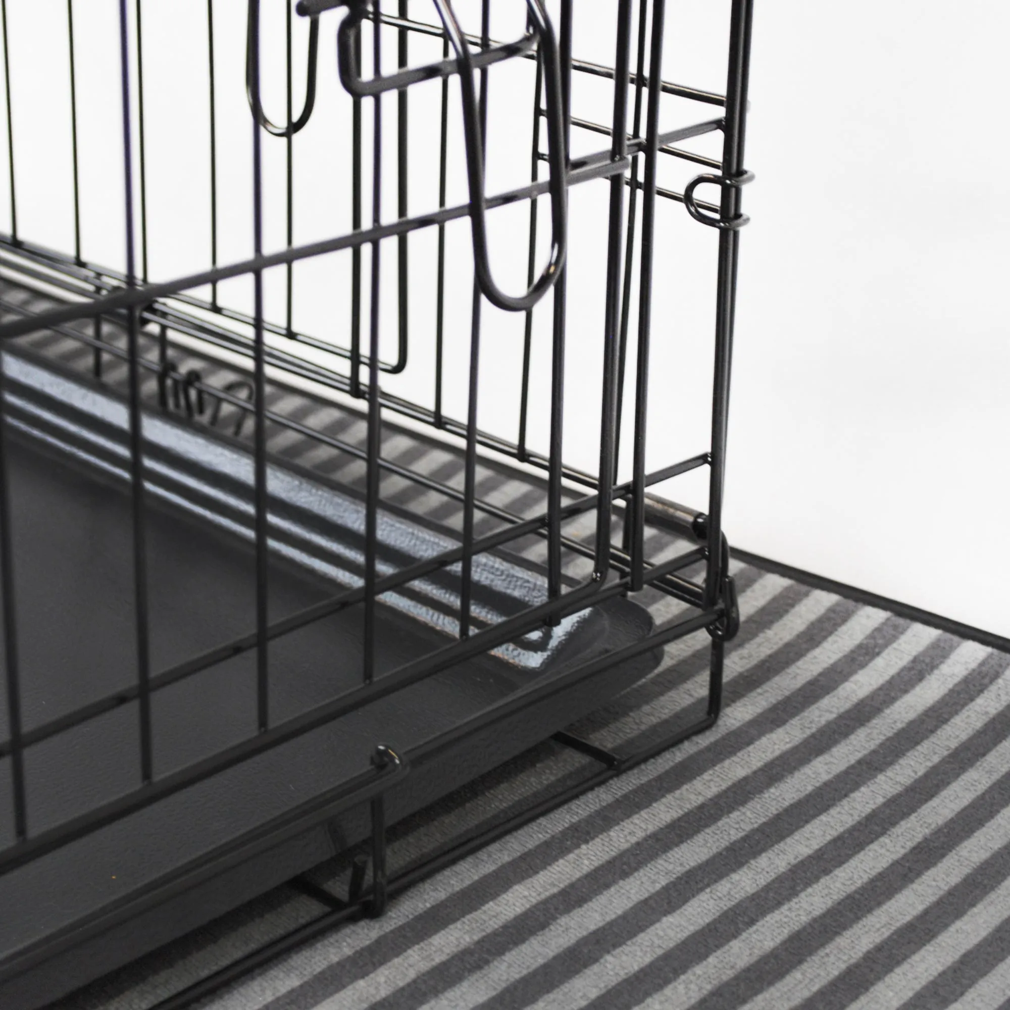 Pet Crate/Kennel Mat, Gray, X-large - 25x39"