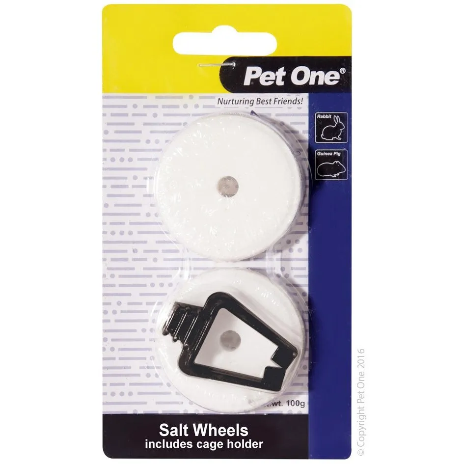 Pet One Salt Lick With Clip 2pk