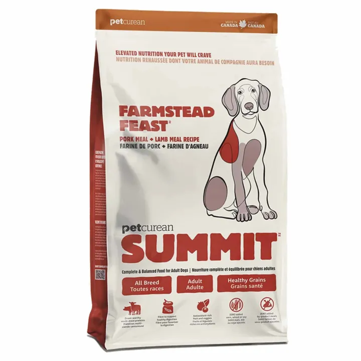 Petcurean Summit Farmstead Feast Pork & Lamb Adult Dog Food
