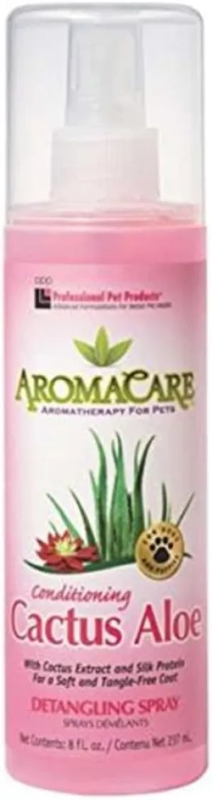 PPP Pet Aroma Care Detangling Cactus Aloe Spray, 8-Ounce
